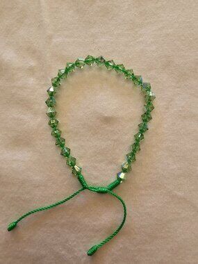 Light Green Swarovski Crystal Bracelet
